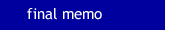 Final Memo